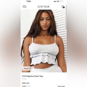 Lounge apparel pajama set with shirt, top, and pants